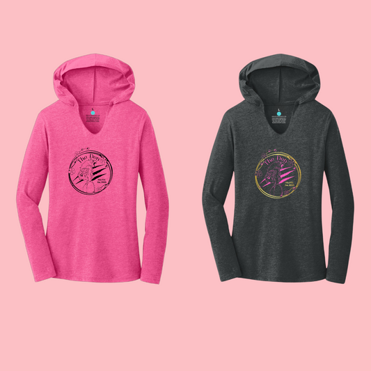 The Den Signature Collection Tri Blend Long Sleeve Hoodie
