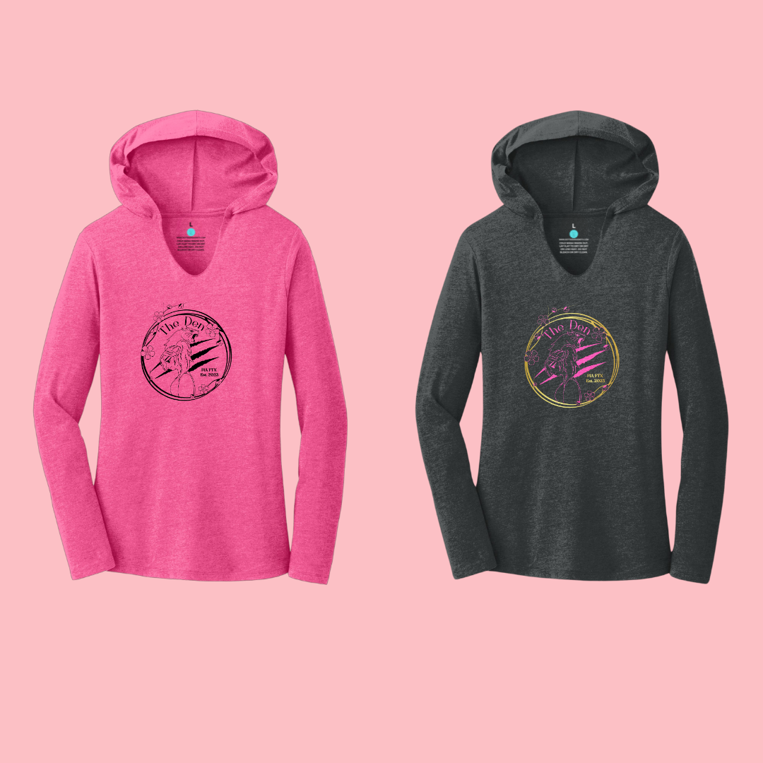 The Den Signature Collection Tri Blend Long Sleeve Hoodie