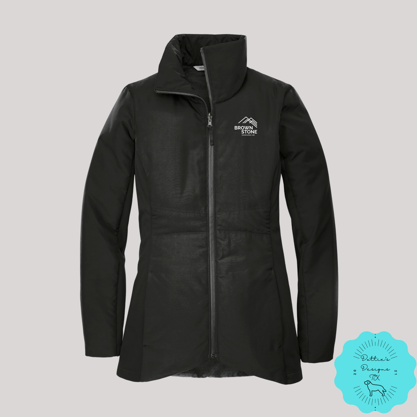 Ladies Brownstone Construction, LTD. Embroidered Ladies Collective Insulated Jacket