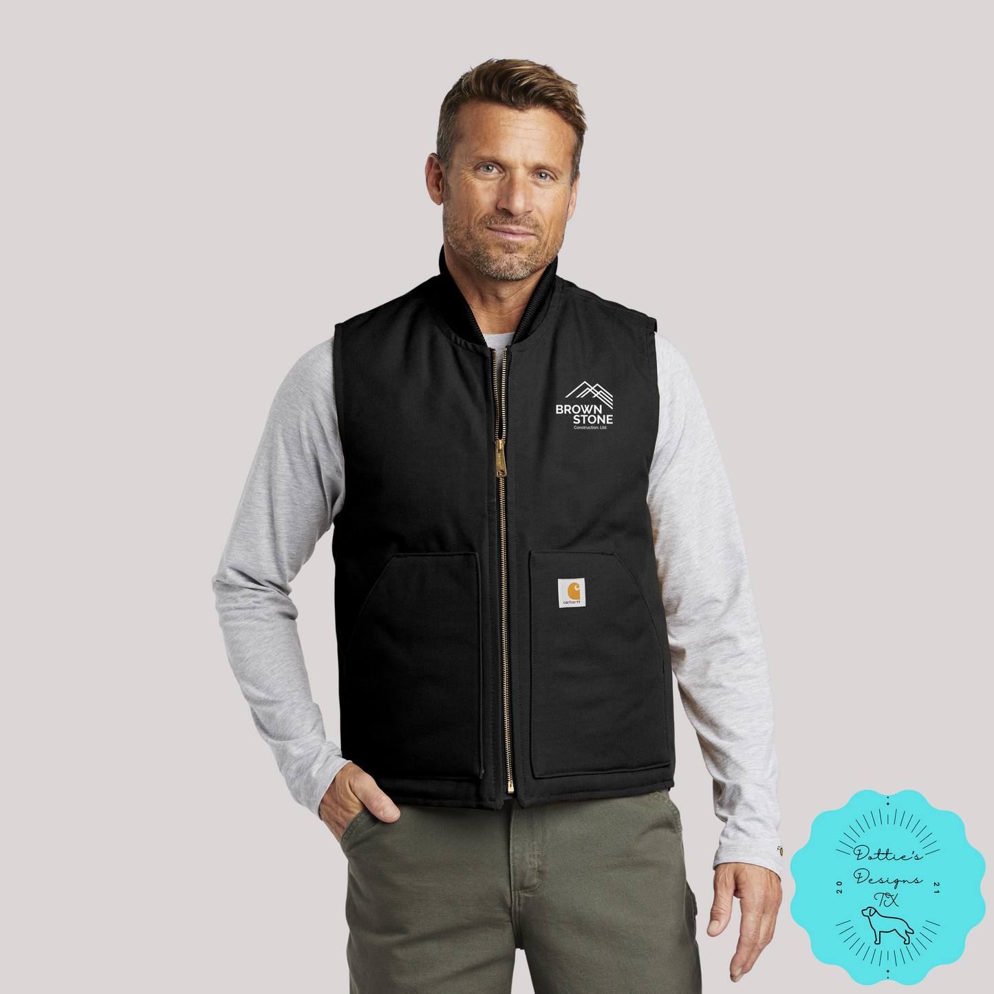Brownstone Construction, LTD. Embroidered Carhartt ® Duck Vest