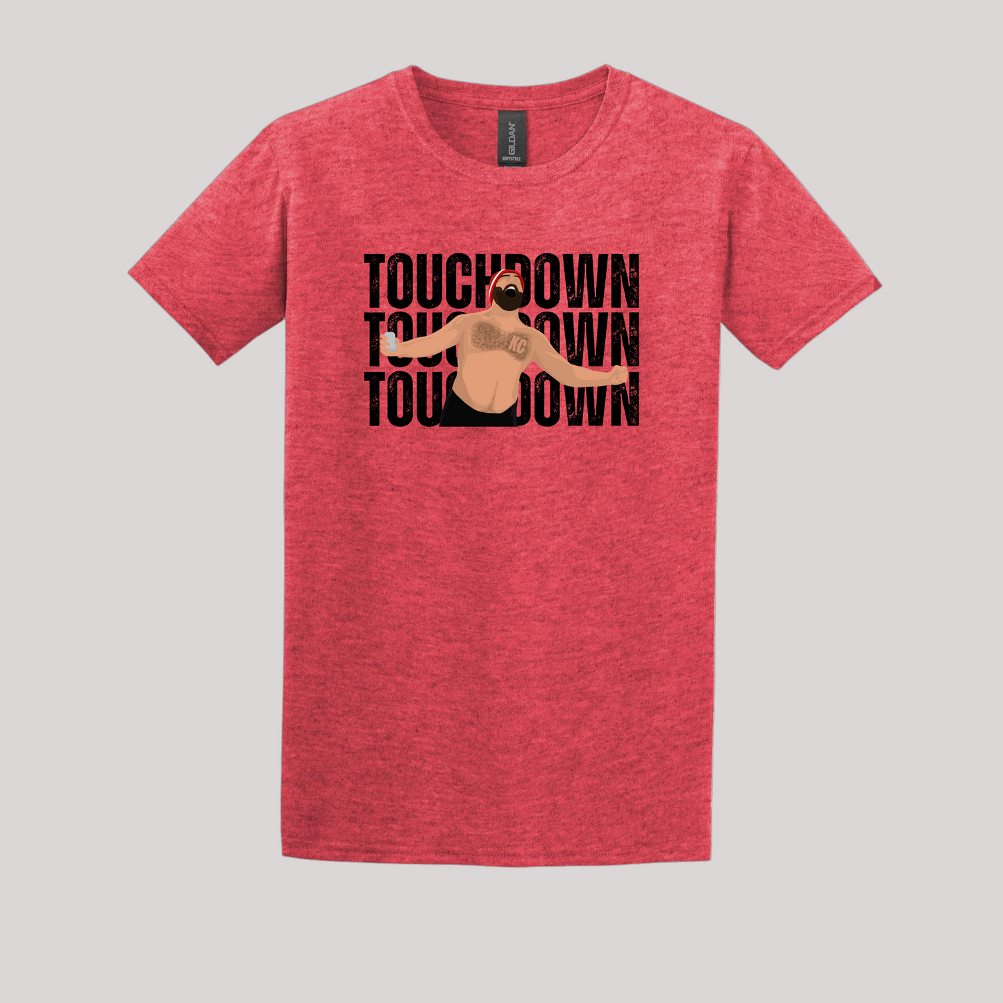 Jason Kelce Kansas City Chiefs Touchdown Super Bowl LVIII T-Shirt