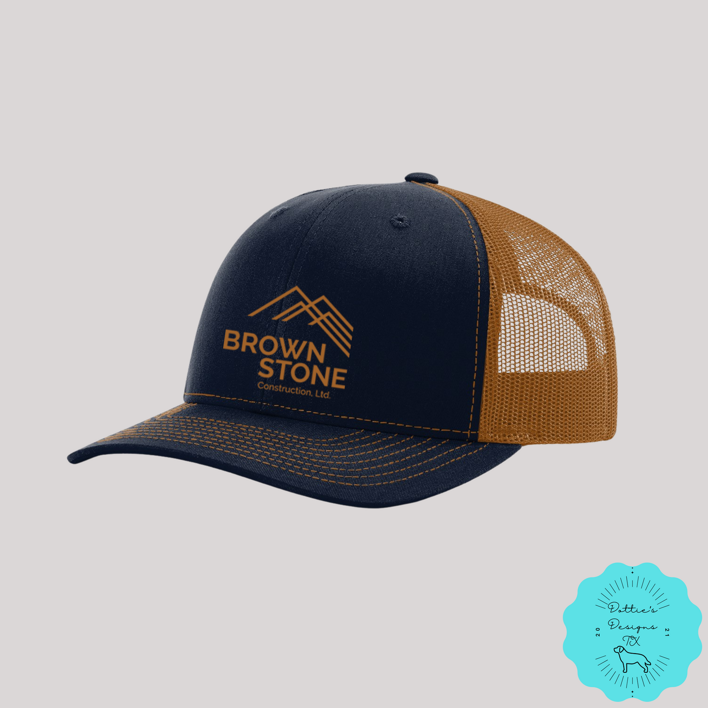 Brownstone Construction, LTD. Embroidered Richardson 112 Trucker Cap