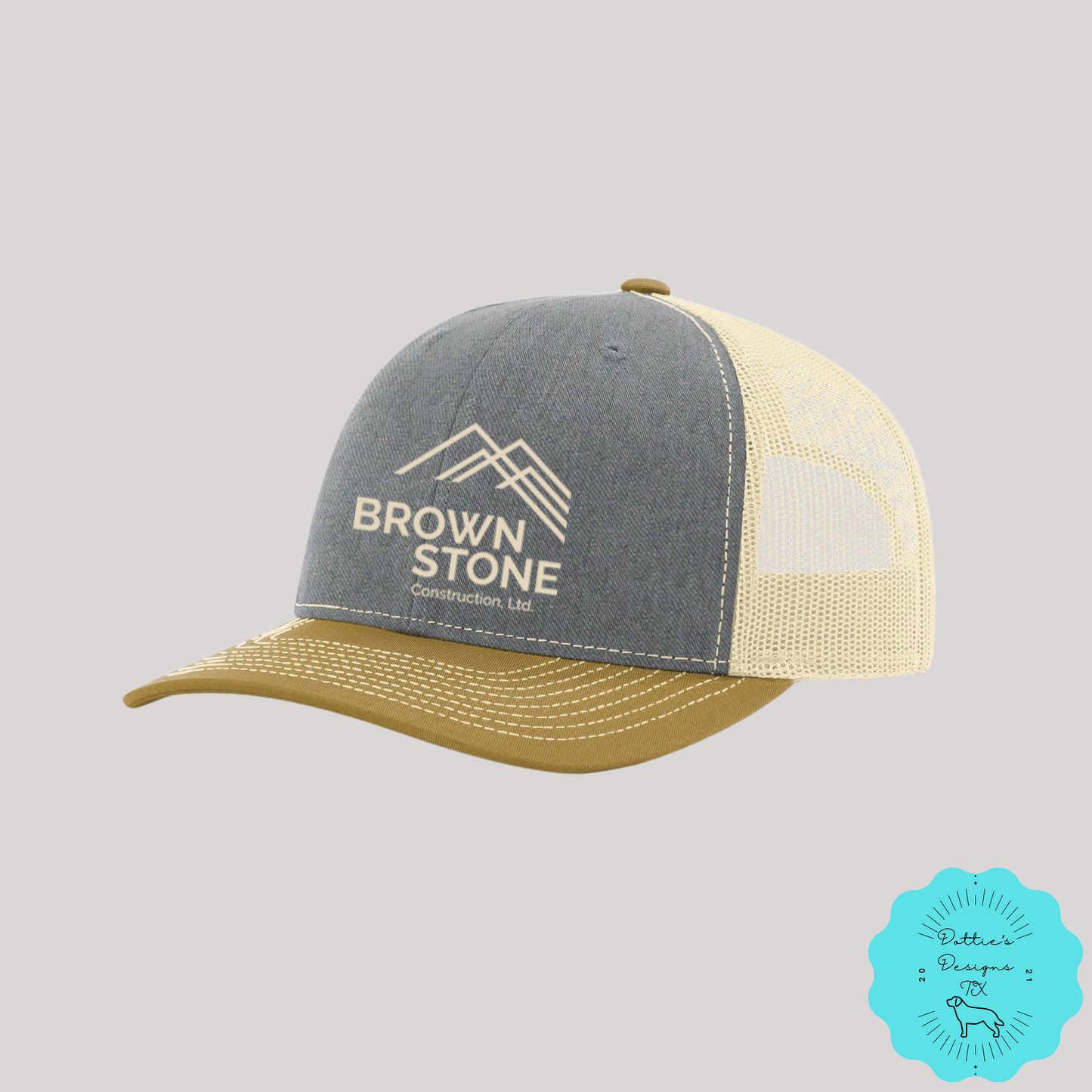 Brownstone Construction, LTD. Embroidered Richardson 112 Trucker Cap