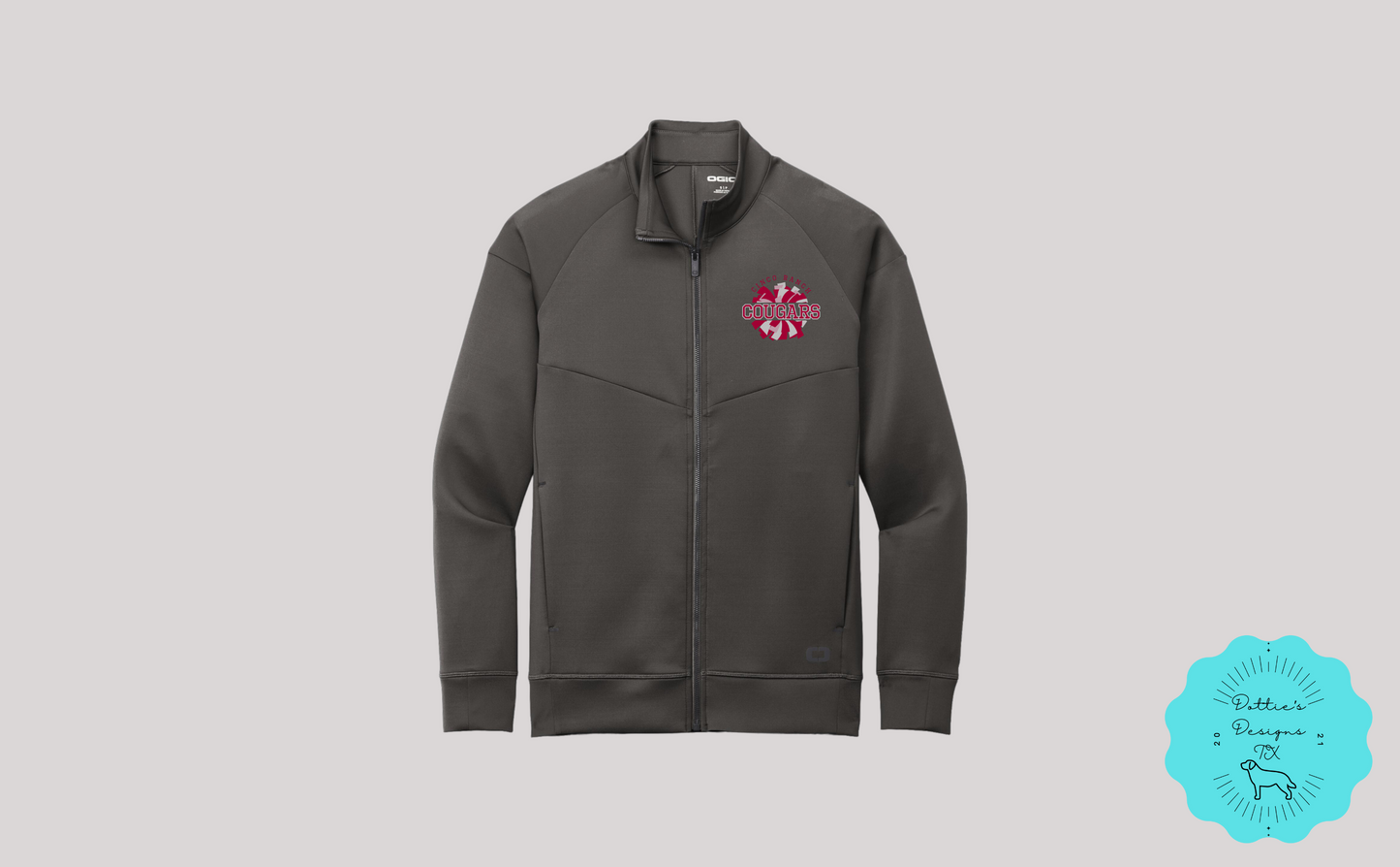 Cinco Ranch Embroidered Ogio Modern Performance Full Zip Jacket