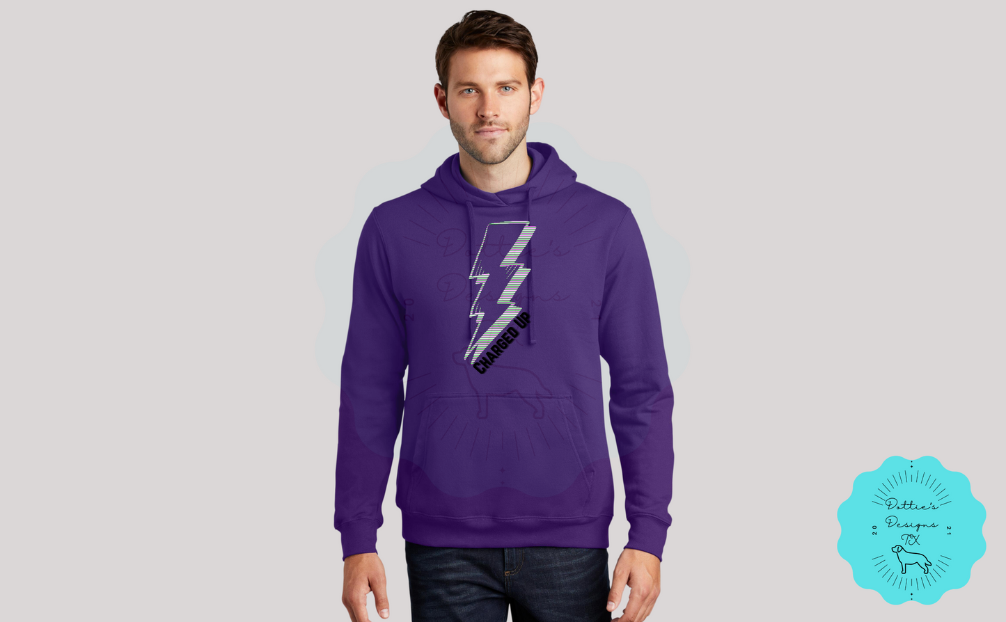Charged Up Softstyle Hoodie