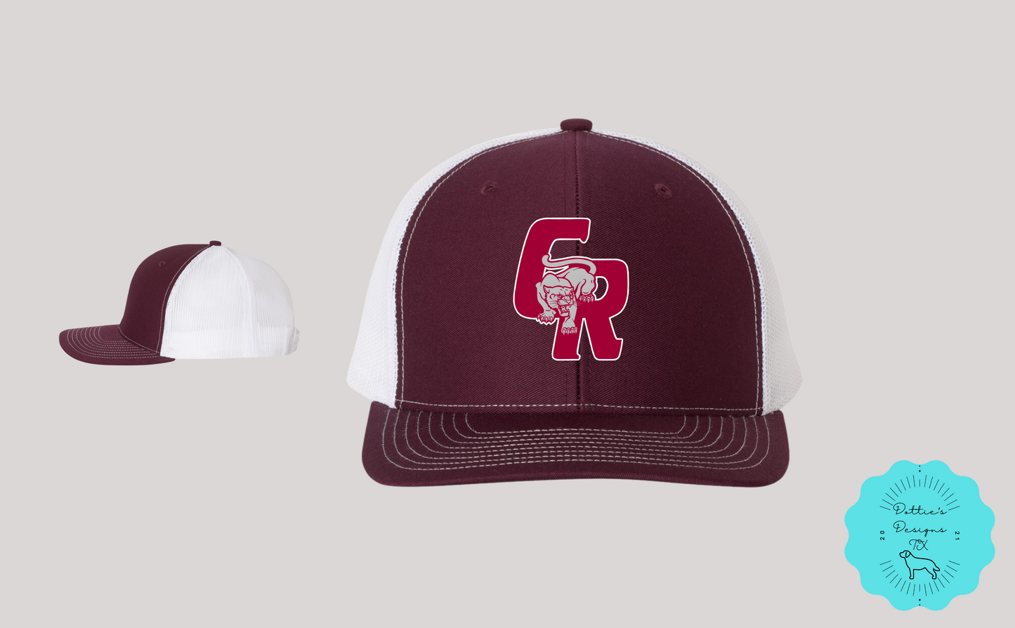 Cinco Ranch Cougar Embroidered Richardson 112 Trucker Hats
