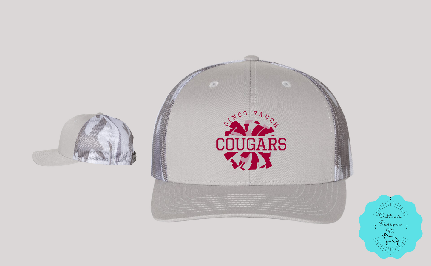 Cinco Ranch Cougar Embroidered Richardson 112 Trucker Hats
