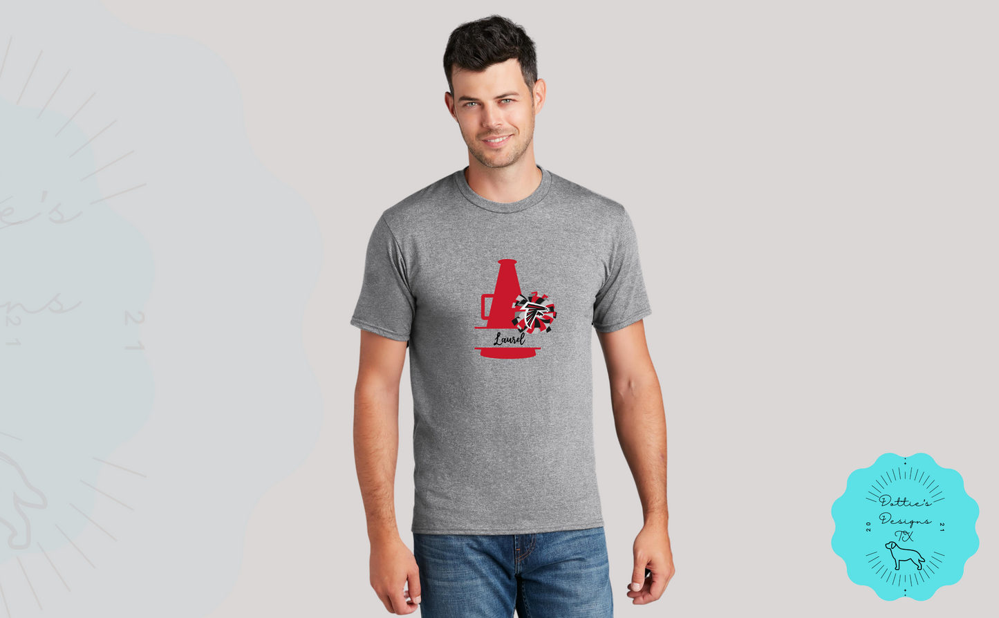 Falcons Cheer Customized Megaphone T-Shirt