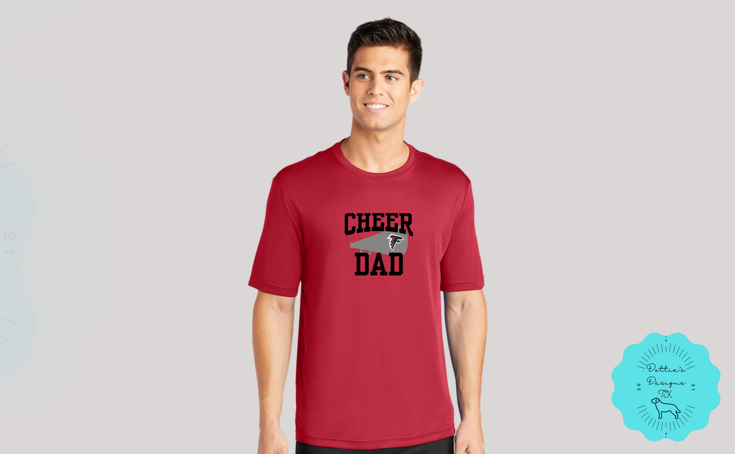 Falcons Cheer Dad Performance T-Shirt