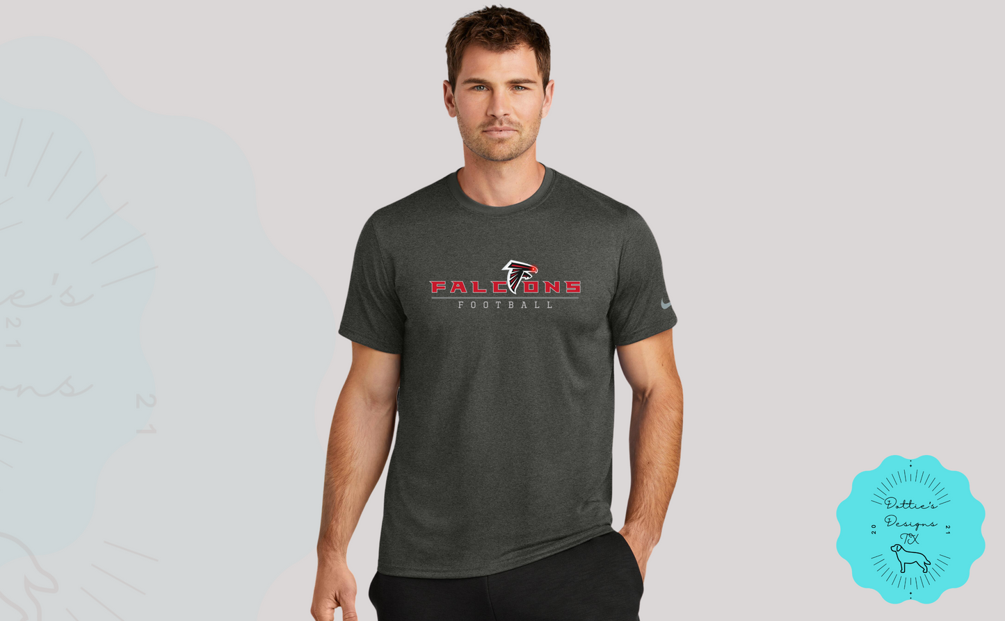Nike rLegend Swoosh Falcons Football DriFit T-Shirt