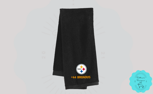 Steelers Embroidered Sports Towel