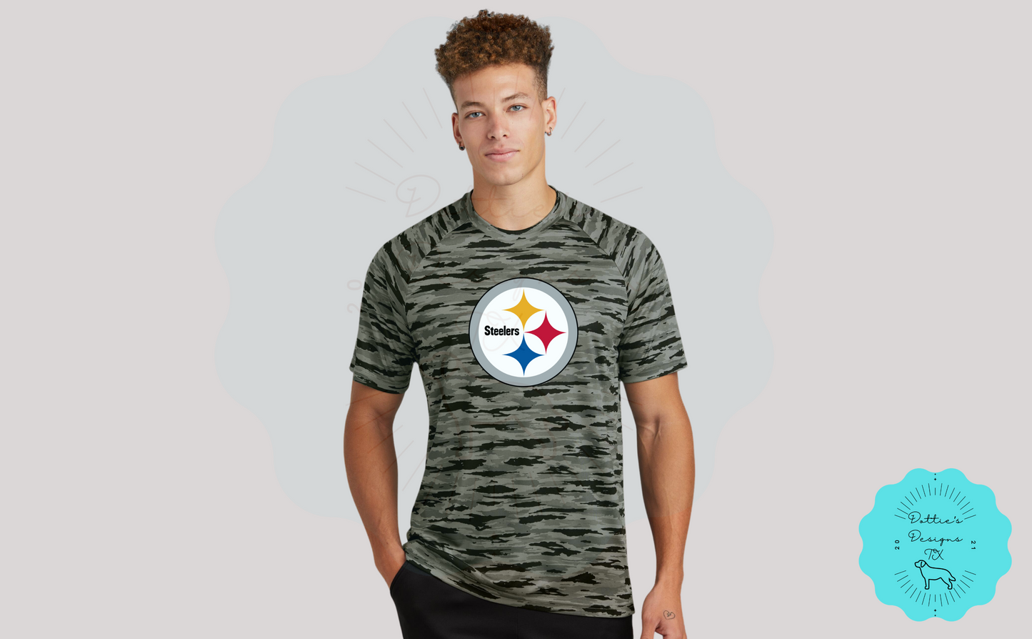 Steelers Drift Camo Dri Fit T-Shirt